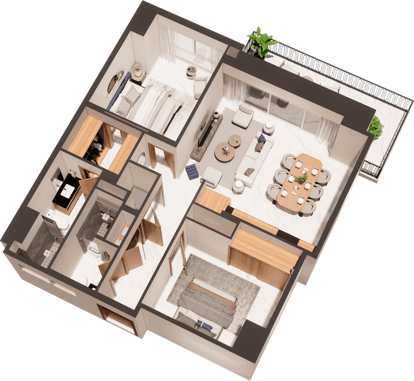3D view
