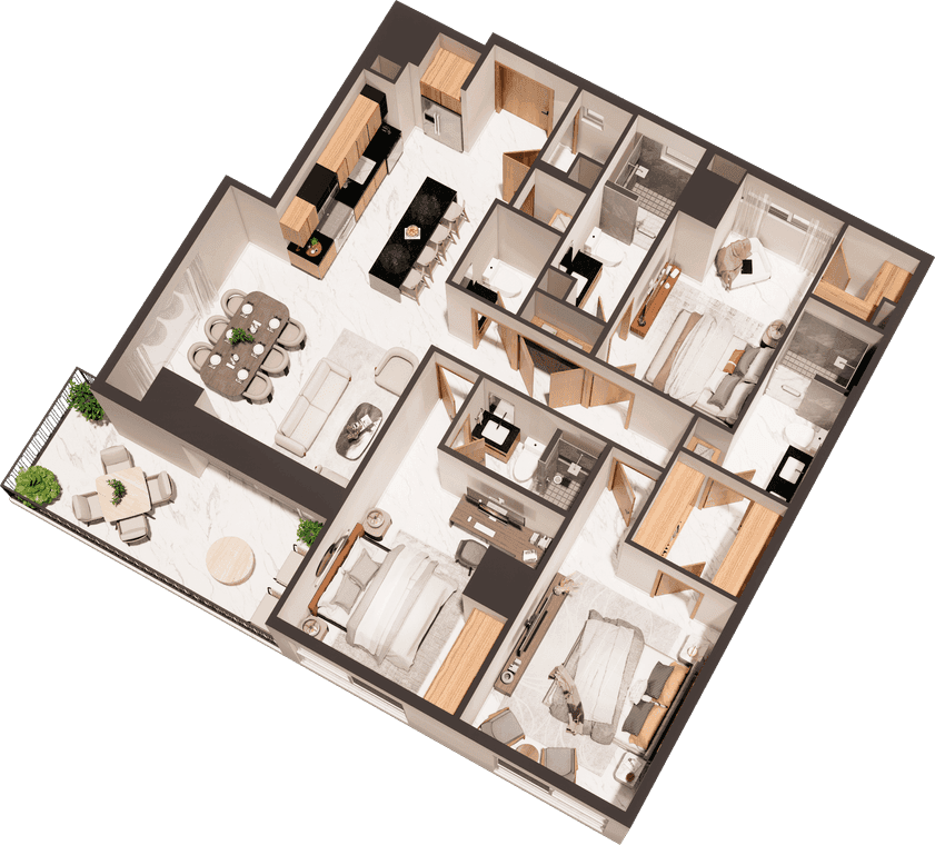 3D view