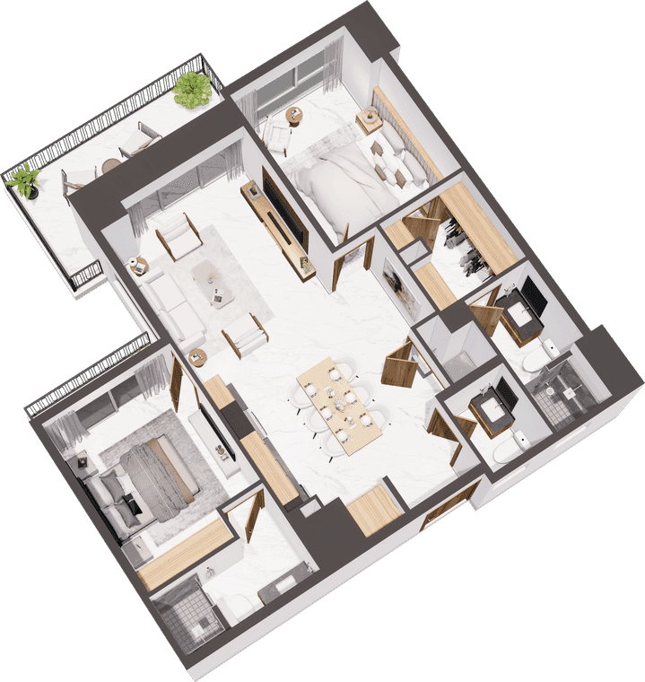 3D view