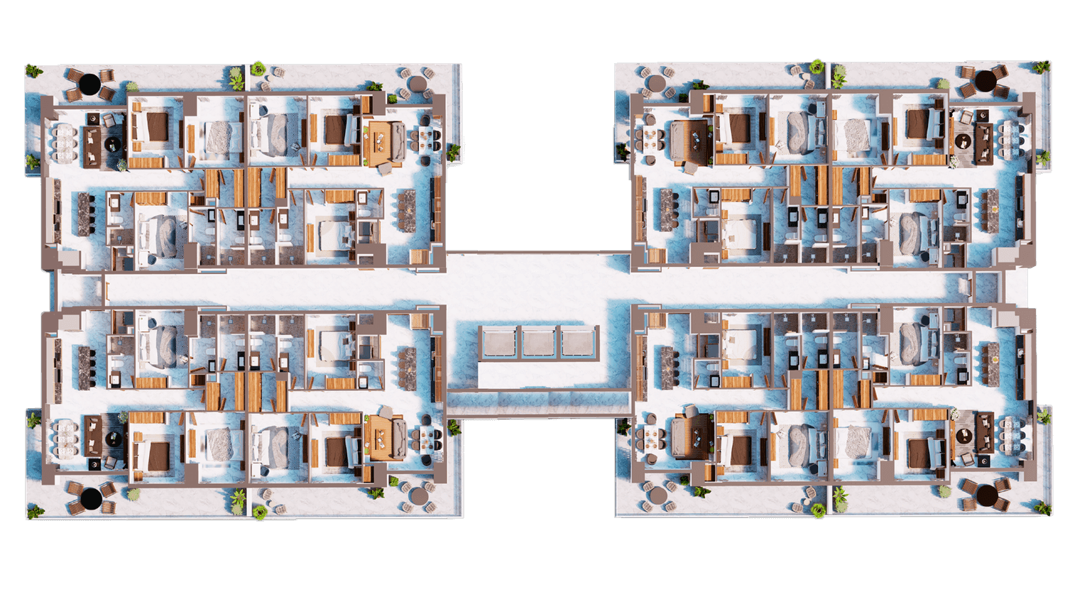 The penthouse storey