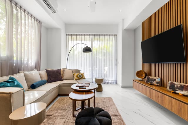 The living room