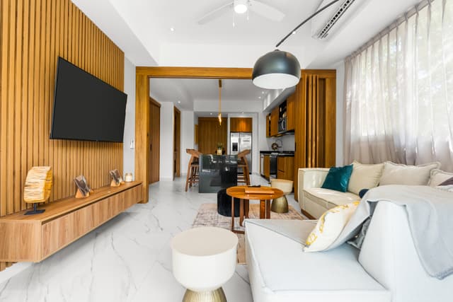The living room