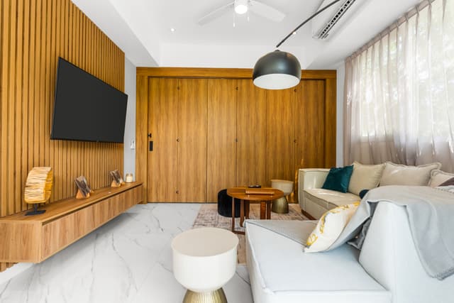 The living room