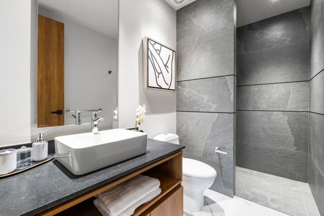 The bathroom
