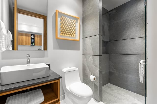 The bathroom